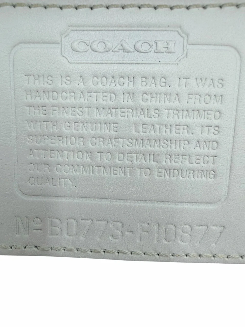 Coach Pastel Patchwork Hobo Shoulder Bag White Leather Y2K Rare F10877